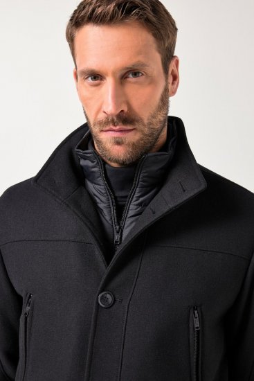 JP1880 Jacket Water-repellent Warm Black - Didelės vyriškos striukės - Didelės vyriškos striukės