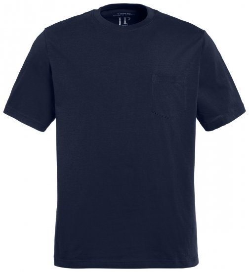 JP1880 799997 Marškinėliai su kišene ant krūtinės Nakties mėlyna - Marškinėliai - Marškinėliai - 2XL-14XL