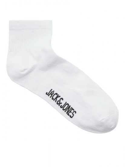 Jack & Jones Leon Teniso kojinės Balta 3-pack - Apatinis trikotažas ir plaukimo apranga - Apatinis trikotažas - 2XL-8XL