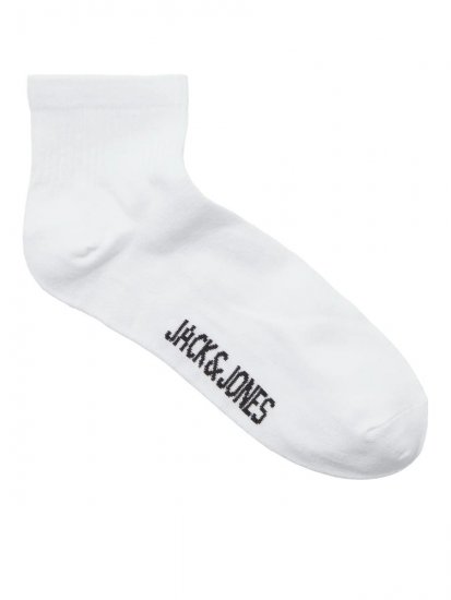 Jack & Jones Leon Teniso kojinės Balta 3-pack - Apatinis trikotažas ir plaukimo apranga - Apatinis trikotažas - 2XL-8XL