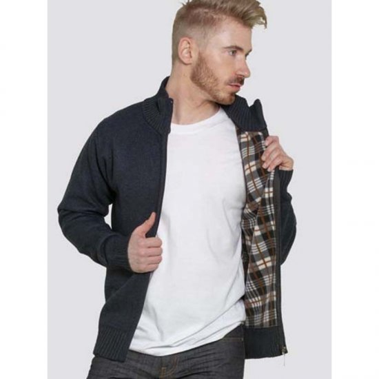 D555 Braxton Sweater Navy - Megztiniai ir džemperiai - Megztiniai ir Džemperiai - 2XL-14XL