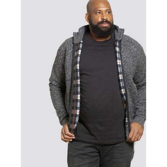 D555 Braxton Sweater Charcoal - Megztiniai ir džemperiai - Megztiniai ir Džemperiai - 2XL-14XL