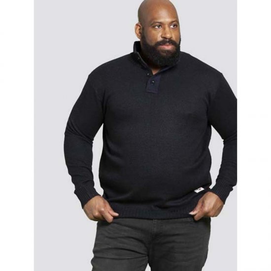 D555 Zane Sweater Navy - Megztiniai ir džemperiai - Megztiniai ir Džemperiai - 2XL-14XL