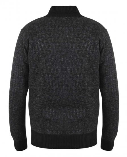 D555 Cavendish Black Jumper With Bonded Fleece Lining And Pocket - Megztiniai ir džemperiai - Megztiniai ir Džemperiai - 2XL-14XL
