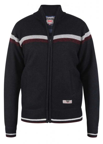 D555 Dennington Navy Jumper With Bonded Fleece Lining And Pocket - Megztiniai ir džemperiai - Megztiniai ir Džemperiai - 2XL-14XL