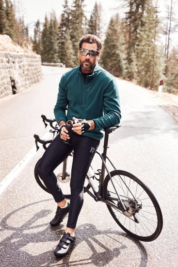 JP1880 Jay-Pi Cycling Pants Black - Sportiniai drabuziai & outdoor - Dideliu dydziu sportiniai drabuziai vyrams