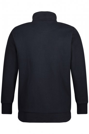Jay-Pi 804180 Džemperis su užtrauktuku ir stačia apykakle Tamsiai mėlyna - Megztiniai ir džemperiai - Megztiniai ir Džemperiai - 2XL-14XL