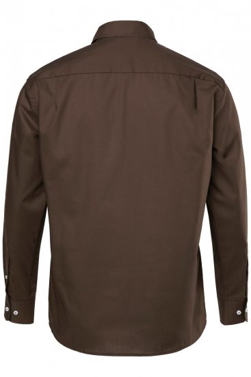 JP1880 Shirt Business Long Sleeve Brown - Marškiniai - Marškiniai - 2XL-8XL