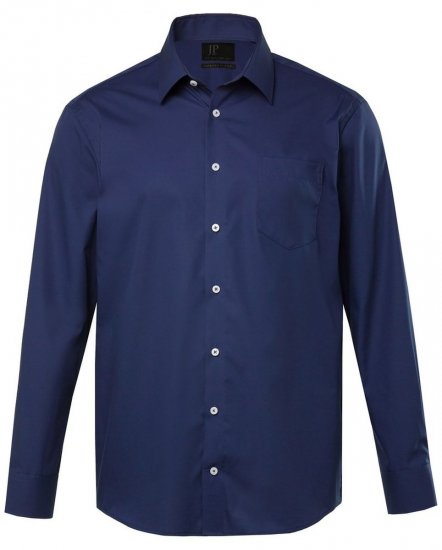 JP1880 Shirt Business Long Sleeve Navy - Marškiniai - Marškiniai - 2XL-8XL