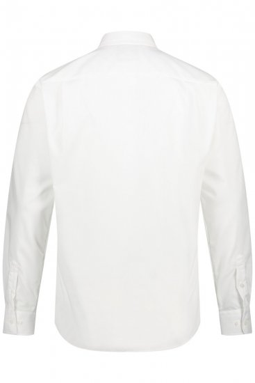 JP1880 804890 Nelyginami dalykiniai marškiniai ilgomis rankovėmis Balta - Marškiniai - Marškiniai - 2XL-8XL