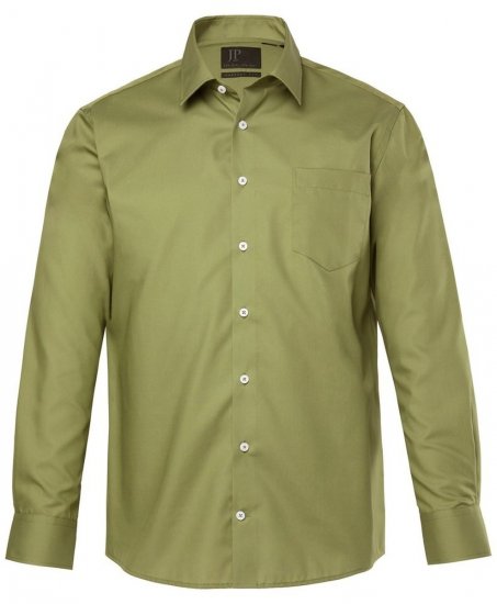 JP1880 Shirt Business Long Sleeve Green - Marškiniai - Marškiniai - 2XL-8XL