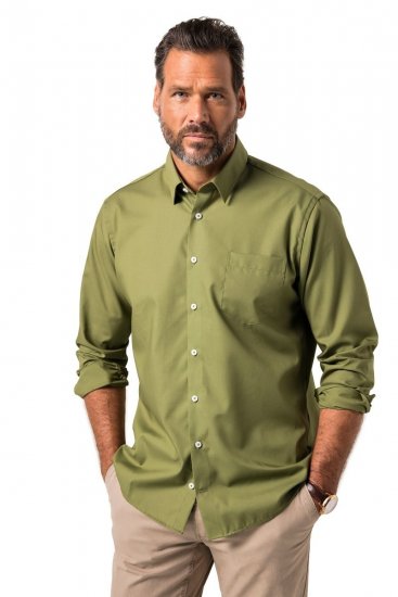 JP1880 Shirt Business Long Sleeve Green - Marškiniai - Marškiniai - 2XL-8XL