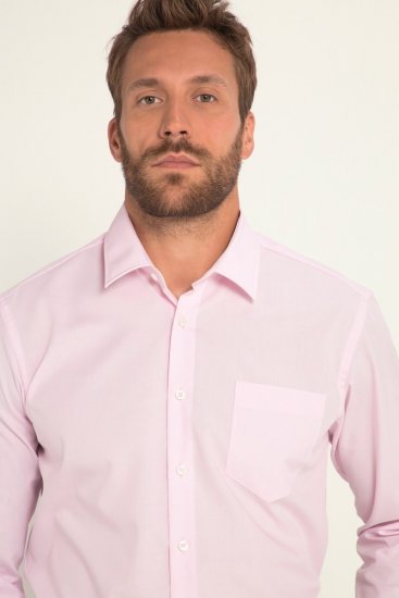 JP1880 Shirt Business Long Sleeve Pink - Marškiniai - Marškiniai - 2XL-8XL