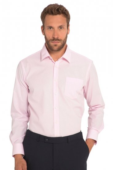 JP1880 Shirt Business Long Sleeve Pink - Marškiniai - Marškiniai - 2XL-8XL