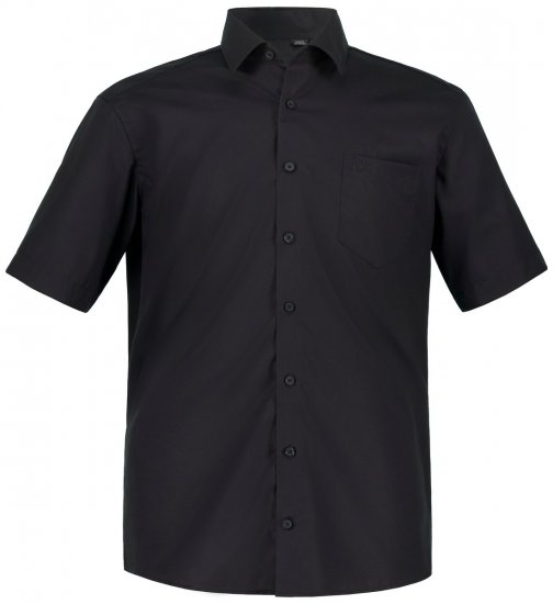 JP1880 804891 Marškiniai trumpomis rankovėmis Juoda - Marškiniai - Marškiniai - 2XL-8XL
