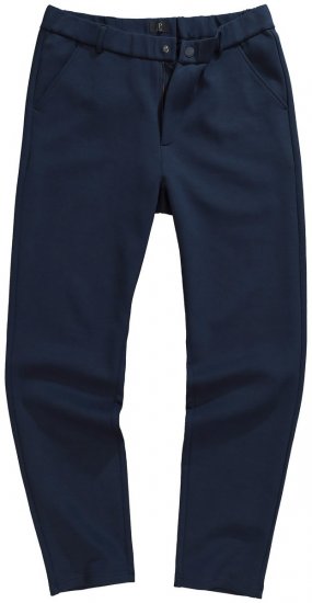JP1880 New York Flexnamic Džersio chino kelnės Tamsiai mėlyna - Kostiumai ir švarkai - Didelio dydžio kostiumai ir švarkai