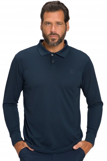 JP1880 Jay-Pi QuickDry Long Sleeve Golf Polo Shirt Navy Blue - Sportiniai drabuziai & outdoor - Dideliu dydziu sportiniai drabuziai vyrams