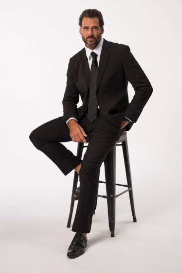 JP1880 Kelto Flexnamic Business Suit Black - Kostiumai ir švarkai - Didelio dydžio kostiumai ir švarkai