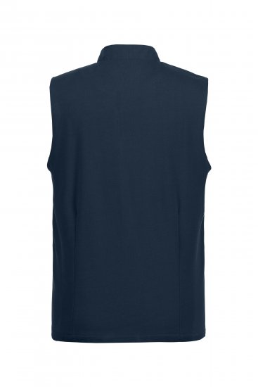 JP1880 Mottled Stretch Knit Stand-up Collar Vest Navy Blue - Didelės vyriškos striukės - Didelės vyriškos striukės
