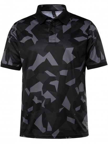 Jay-Pi QuickDry Golf Polo Shirt Camouflage Black - Sportiniai drabuziai & outdoor - Dideliu dydziu sportiniai drabuziai vyrams