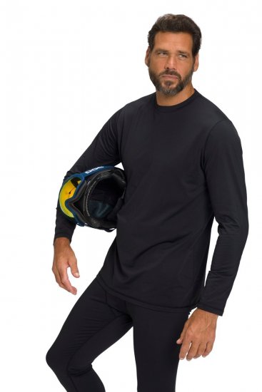 Jay-Pi 807664 Ilgos apatinės kelnės iš funkcinės medžiagos Juoda - Apatinis trikotažas ir plaukimo apranga - Apatinis trikotažas - 2XL-8XL