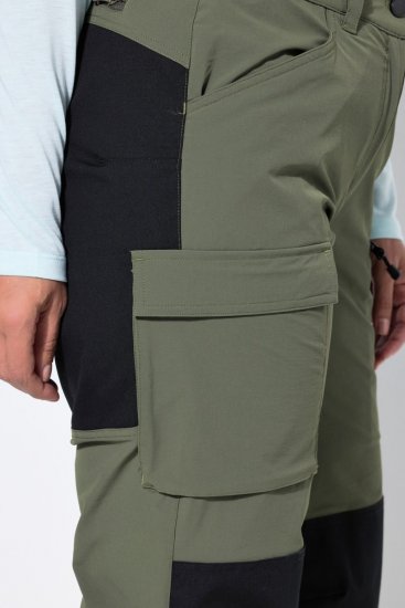 Ulla Popken 807803 HYPRAR žygio kelnės su atšvaitais Alyvuogių žalia - Outdoor - 
