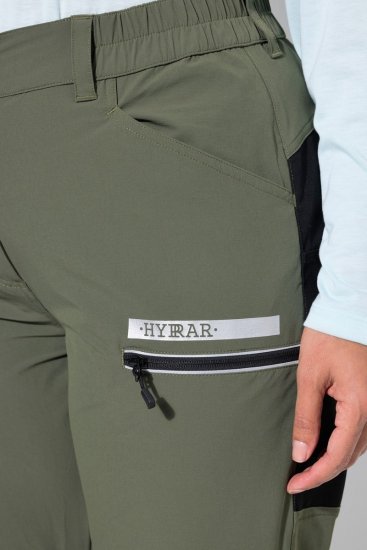 Ulla Popken 807803 HYPRAR žygio kelnės su atšvaitais Alyvuogių žalia - Outdoor - 