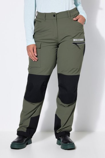 Ulla Popken 807803 HYPRAR žygio kelnės su atšvaitais Alyvuogių žalia - Outdoor - 