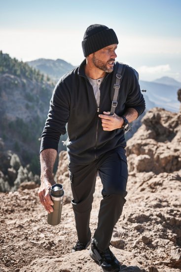 JP1880 Jay-Pi Softshell Pants Black - Sportiniai drabuziai & outdoor - Dideliu dydziu sportiniai drabuziai vyrams