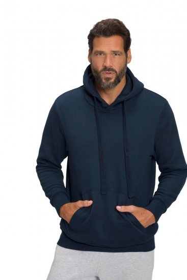 JAY-PI Hoodie with Soft Brushed Interior Navy - Megztiniai ir džemperiai - Megztiniai ir Džemperiai - 2XL-14XL