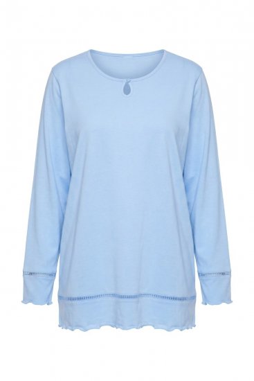 Ulla Popken 810592 Pižama su nėriniais Šviesiai mėlyna - Pižama/Loungewear - 