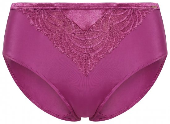 Ulla Popken 811602 Kelnaitės su nėriniais Tamsiai violetinė - Kelnaitės - 