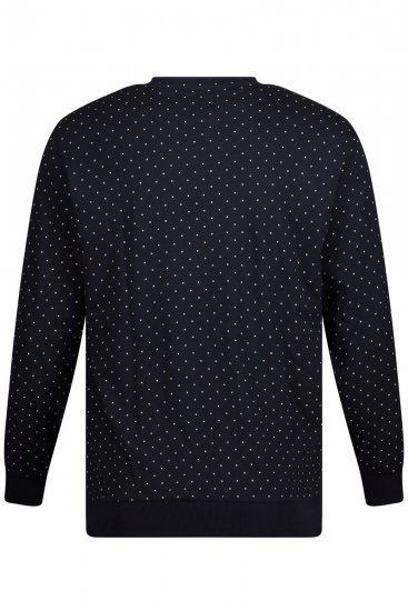 JP1880 Pyjamas Two-piece Long Sleeve and Long Trousers Navy - Apatinis trikotažas ir plaukimo apranga - Apatinis trikotažas - 2XL-8XL
