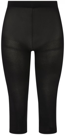Ulla Popken 815580 3/4 pėdkelnių tamprės su šlaunų apsauga 80 den Juoda - Pėdkelnės & kojinės - 