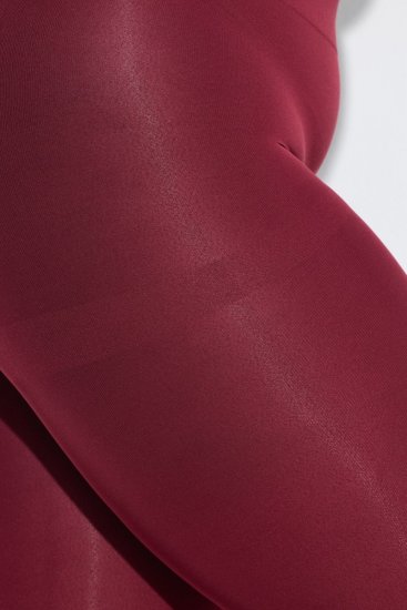 Ulla Popken 815580 3/4 pėdkelnių tamprės su šlaunų apsauga 80 den Raudona - Pėdkelnės & kojinės - 