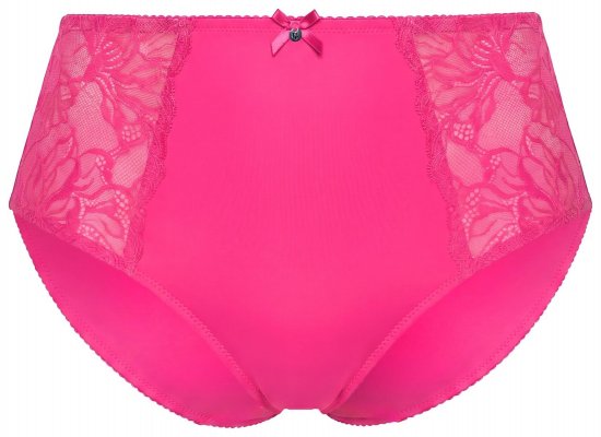 Ulla Popken 822864 Kelnaitės su nėriniais Rožinė - Kelnaitės - 
