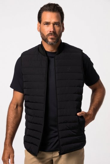 JP1880 Guilted College Collar Golf Vest Dark Navy - Sportiniai drabuziai & outdoor - Dideliu dydziu sportiniai drabuziai vyrams