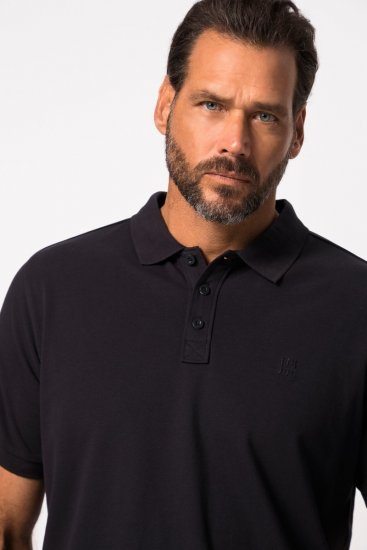 JP1880 Jay-Pi Flexnamic Pique Golf Polo Shirt Dark Navy - Sportiniai drabuziai & outdoor - Dideliu dydziu sportiniai drabuziai vyrams