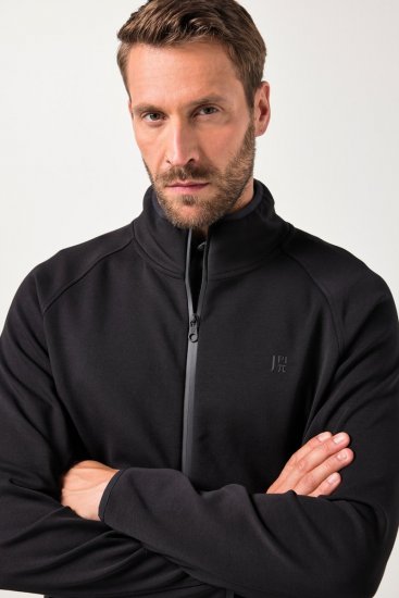 JAY-PI FLEXNAMIC® Golf Sweat Jacket with Zipper Black - Sportiniai drabuziai & outdoor - Dideliu dydziu sportiniai drabuziai vyrams