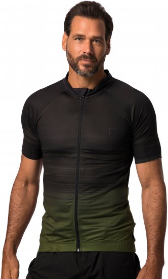JP1880 Jay-Pi Flexnamic QuickDry Cycling Jersey Black - Sportiniai drabuziai & outdoor - Dideliu dydziu sportiniai drabuziai vyrams