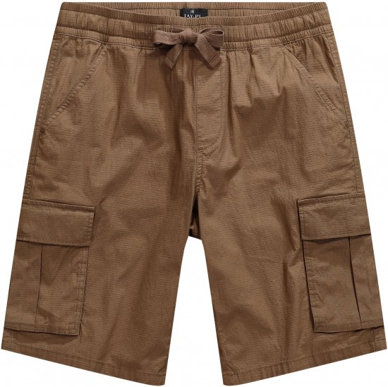 JP1880 Jay-Pi Flexnamic Bermuda Cargo Shorts Copper Brown - Sportiniai drabuziai & outdoor - Dideliu dydziu sportiniai drabuziai vyrams