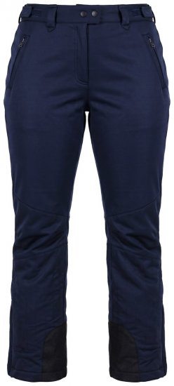 Ulla Popken 824297 Softshell kelnės su apsauga nuo sniego Tamsiai mėlyna - Slidinėjimo apranga - 