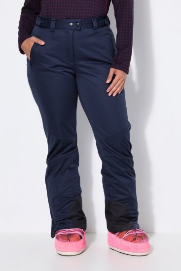 Ulla Popken 824297 Softshell kelnės su apsauga nuo sniego Tamsiai mėlyna - Slidinėjimo apranga - 