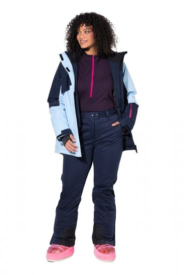 Ulla Popken 824297 Softshell kelnės su apsauga nuo sniego Tamsiai mėlyna - Slidinėjimo apranga - 