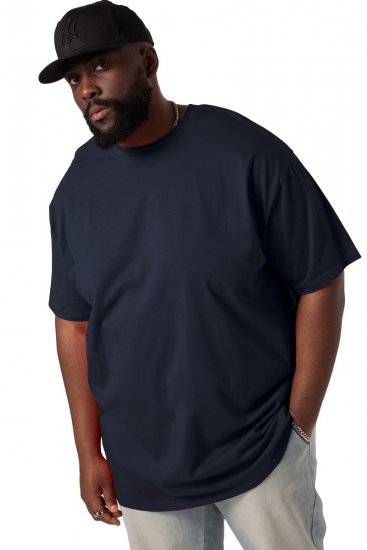 STHUGE 824720 Oversize marškinėliai Tamsiai mėlyna - Marškinėliai - Marškinėliai - 2XL-14XL