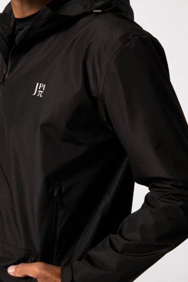 Jay-Pi 825611 Striukė nuo lietaus su klijuotomis siūlėmis Juoda - Didelės vyriškos striukės - Didelės vyriškos striukės