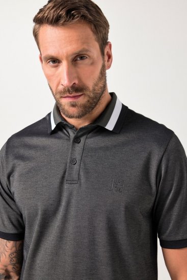 JAY-PI Quickdry Two-Tone Golf Poloshirt Black - Polo marškinėliai - Polo marškinėliai - 2XL-8XL