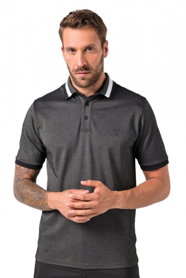 JAY-PI Quickdry Two-Tone Golf Poloshirt Black - Polo marškinėliai - Polo marškinėliai - 2XL-8XL