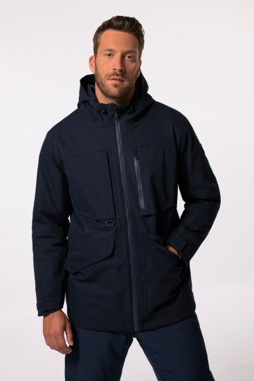 Jay-Pi Ski Jacket Functional Waterproof Windproof Navy - Slidinėjimo apranga - Didelių dydžių žieminiai drabužiai