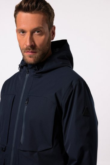 Jay-Pi Ski Jacket Functional Waterproof Windproof Navy - Slidinėjimo apranga - Didelių dydžių žieminiai drabužiai